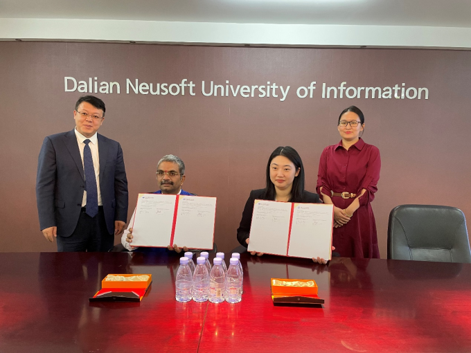 Dalian Neusoft University of Information Signs Program Market Promotion Service Agreement with ChiNai Consultancy (Dalian) CO. LTD.